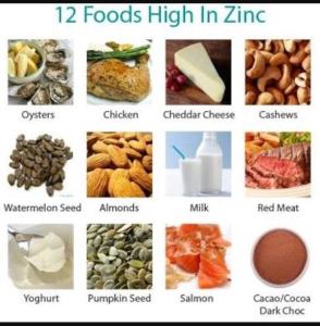 12 food high in zinc